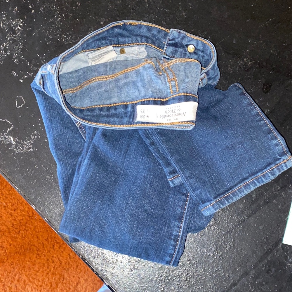Abercrombie & Fitch Blue Skinny Jeans